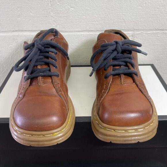 Dr. Martens 9554 Brown Leather Casual Oxford Shoes Men\'s 6 UK/7 US England Made
